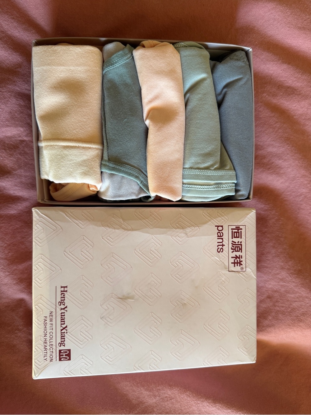 Women 95% Cotton Underwear - Pastel Green & Cream - 5 Pack